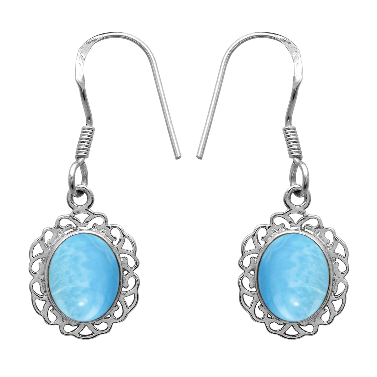 Orecchini in argento sterling 925 con pietre preziose multiple
