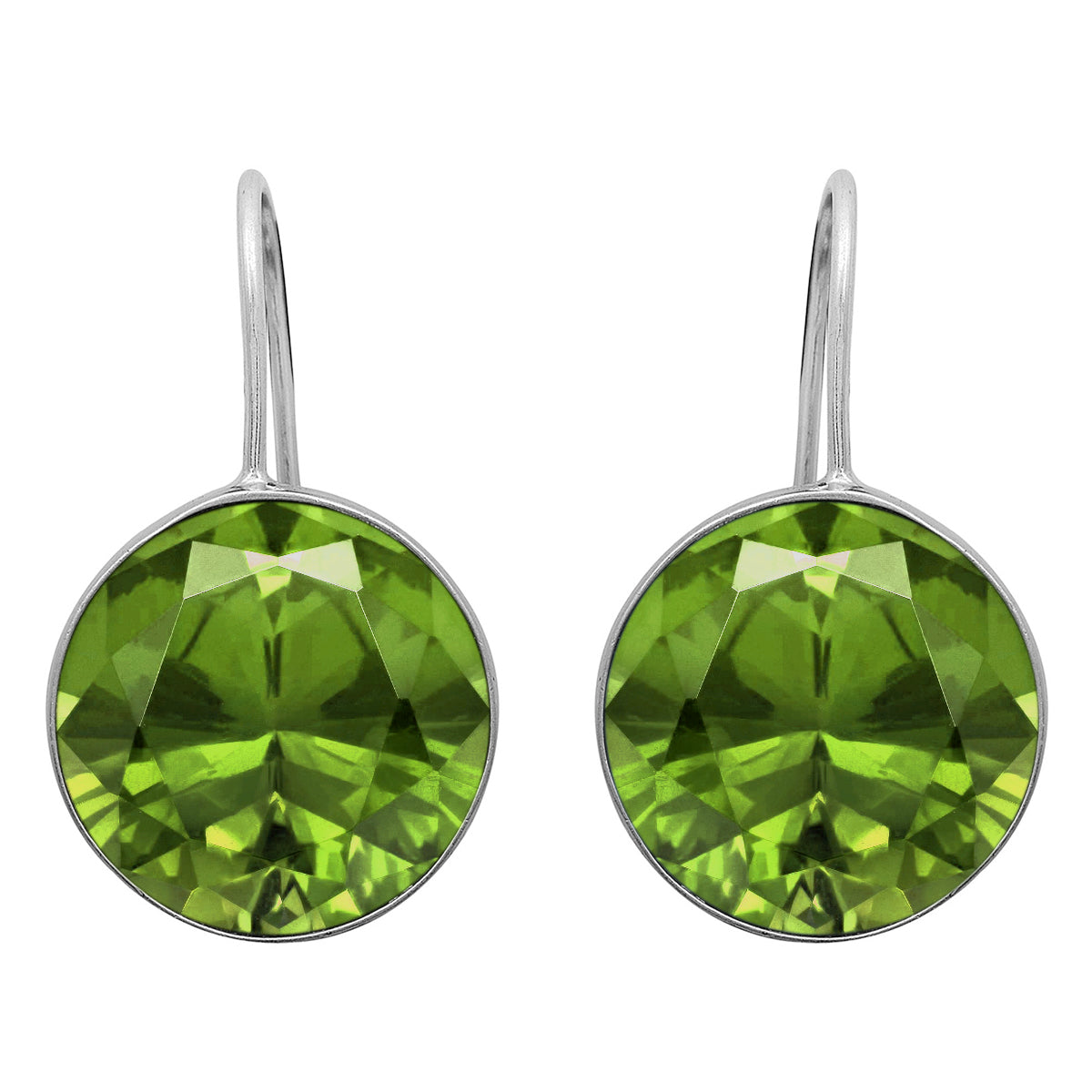 Multi Stone Minimalist Drop Earrings - Sterling Silver