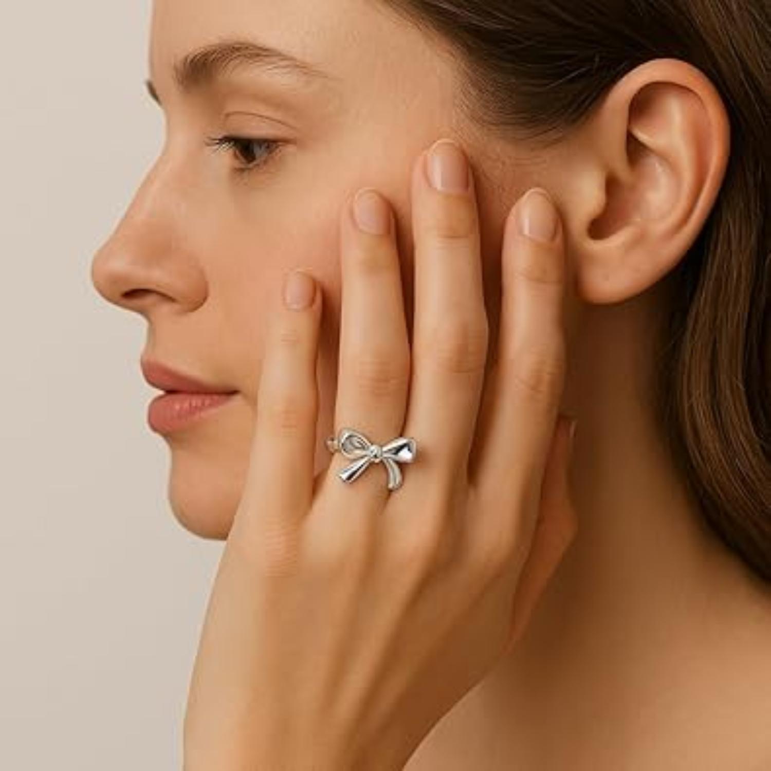 Bow Ring - Sterling Silver