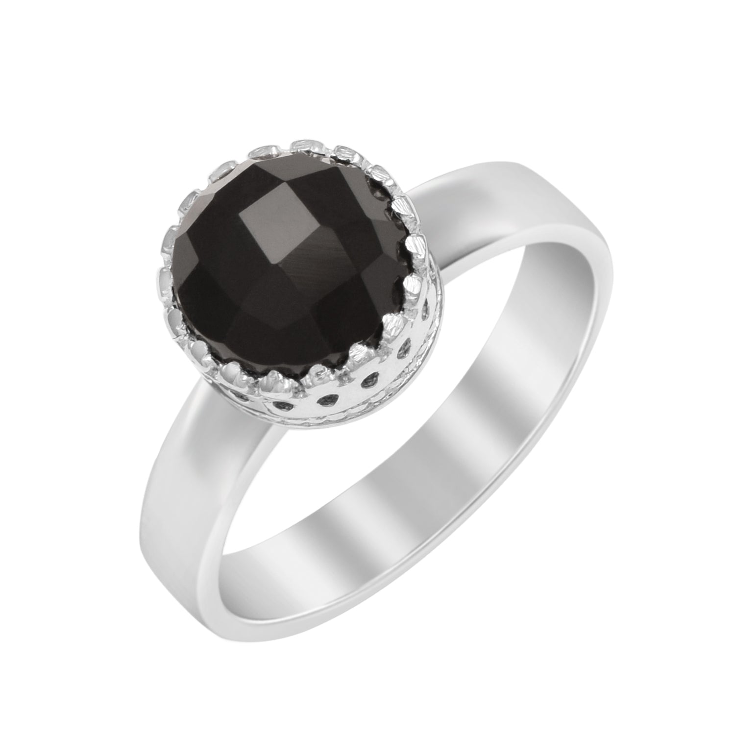 Black Spinel Ring