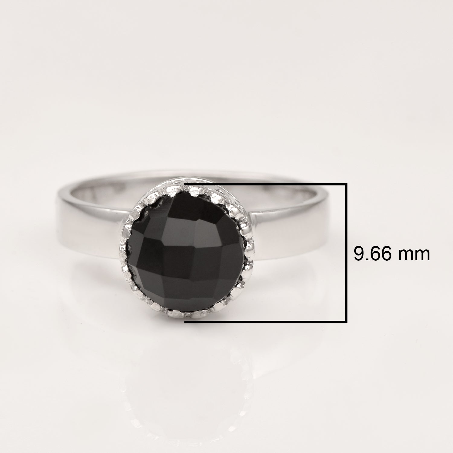 Black Spinel Ring