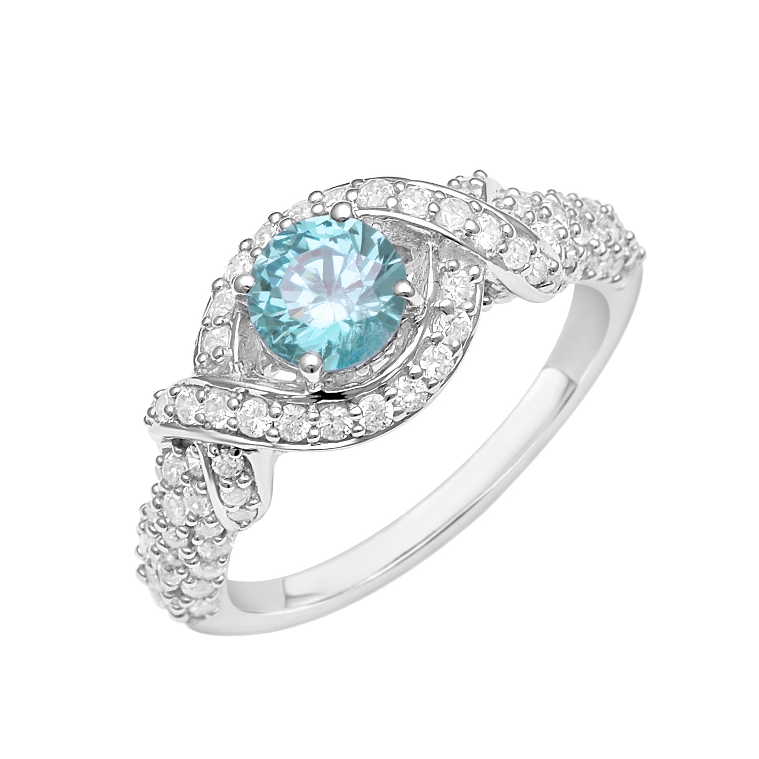 Swiss Blue Topaz Ring