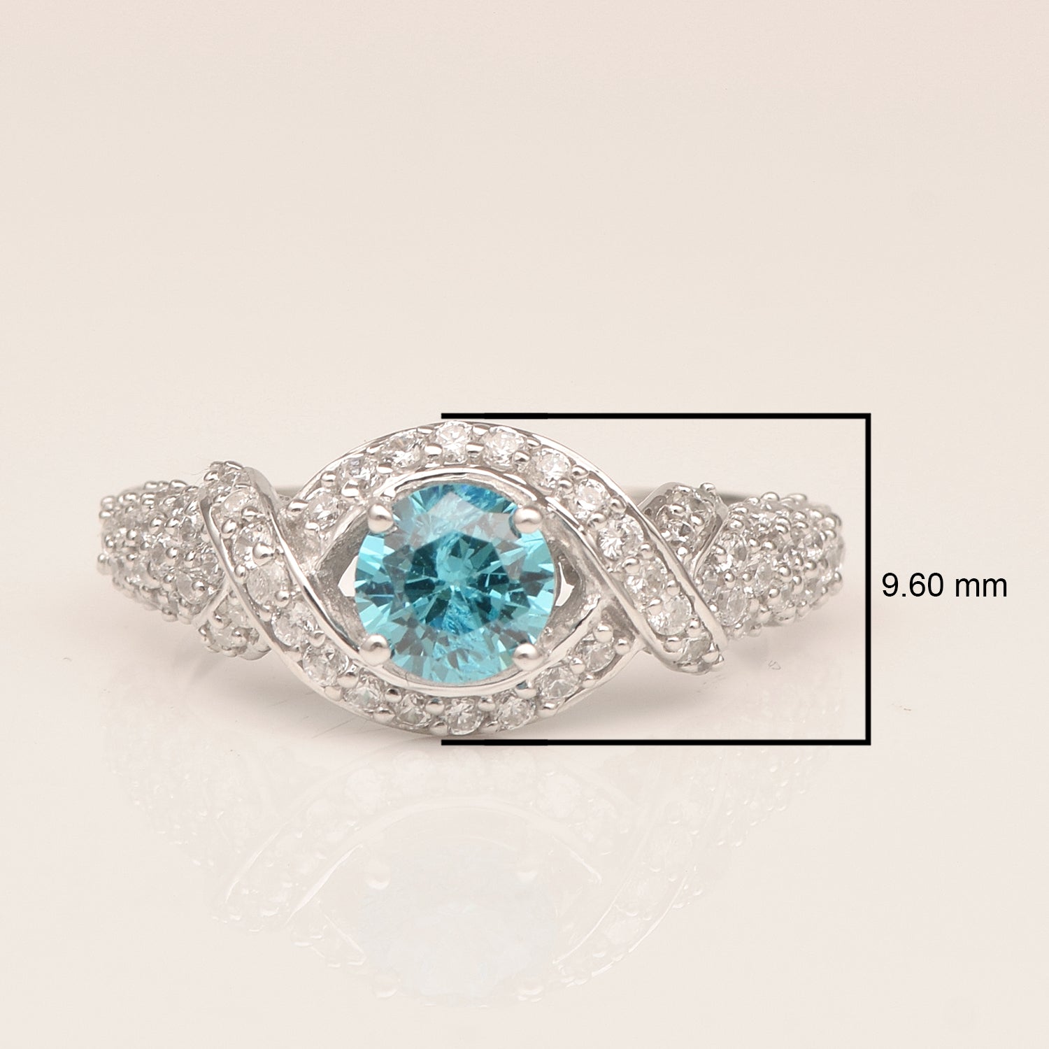 Swiss Blue Topaz Ring