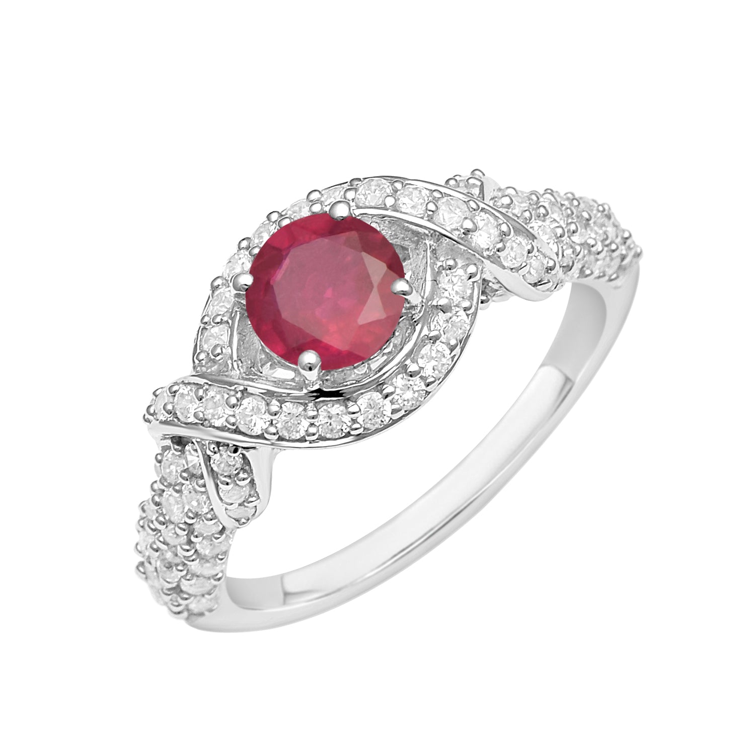 Ruby Glass Field Ring
