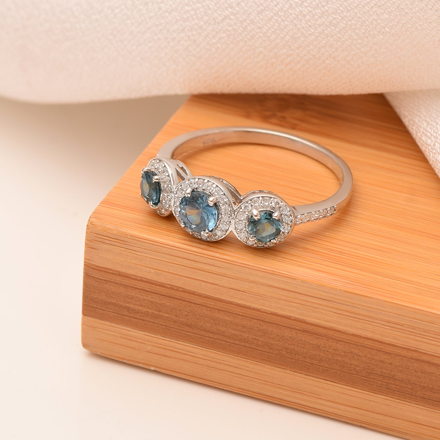 London Blue Topaz Ring