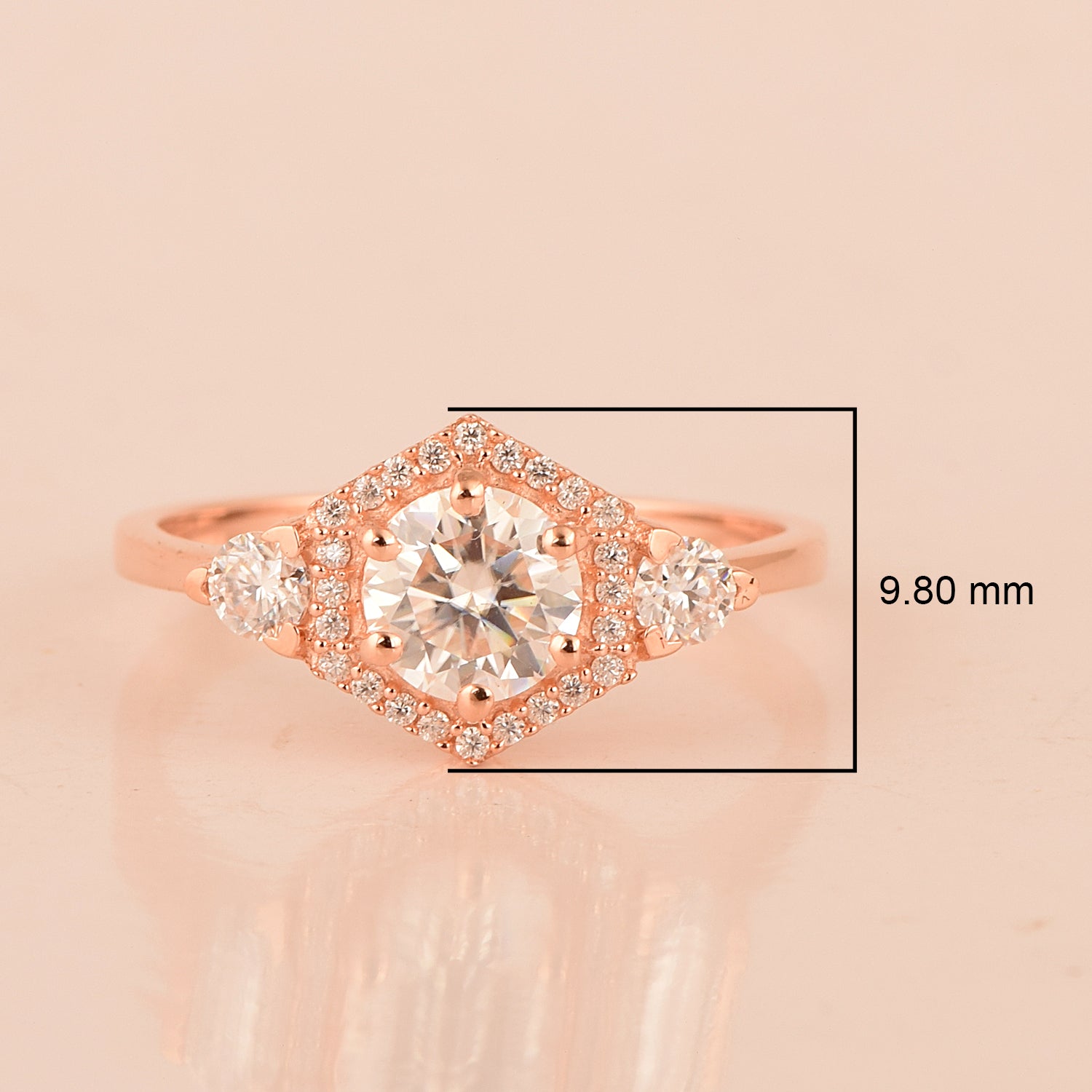 Moissanite Ring