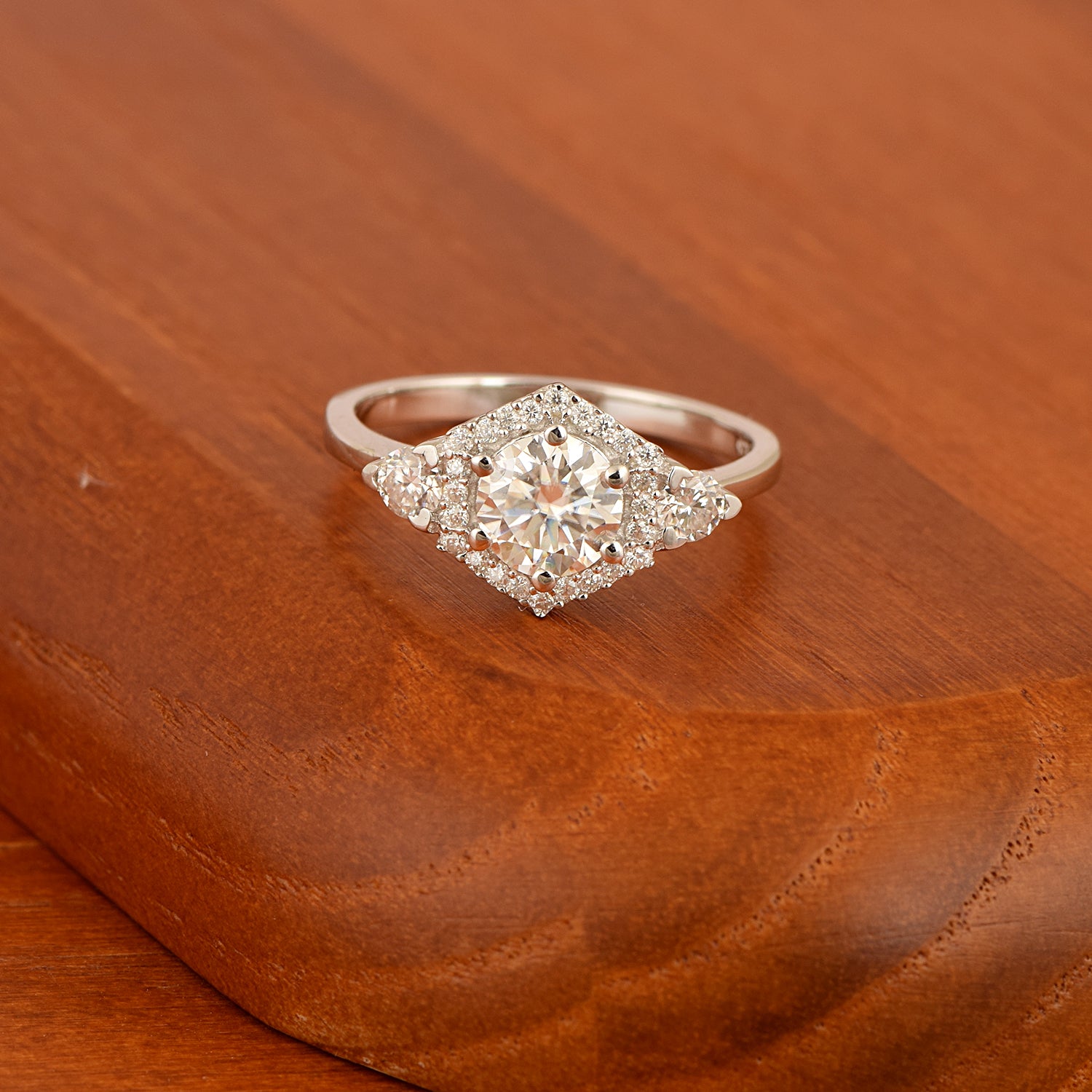 Moissanite Ring