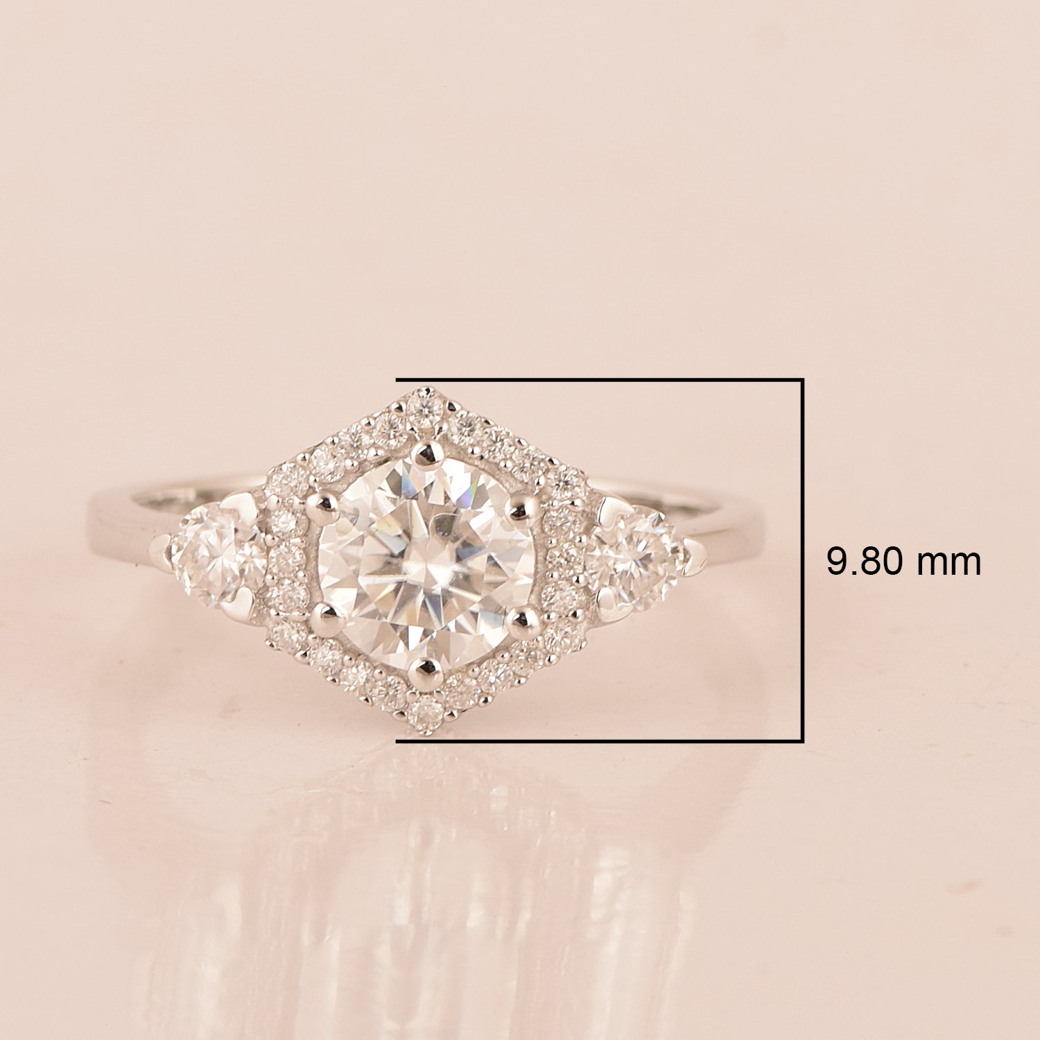 Moissanite Ring