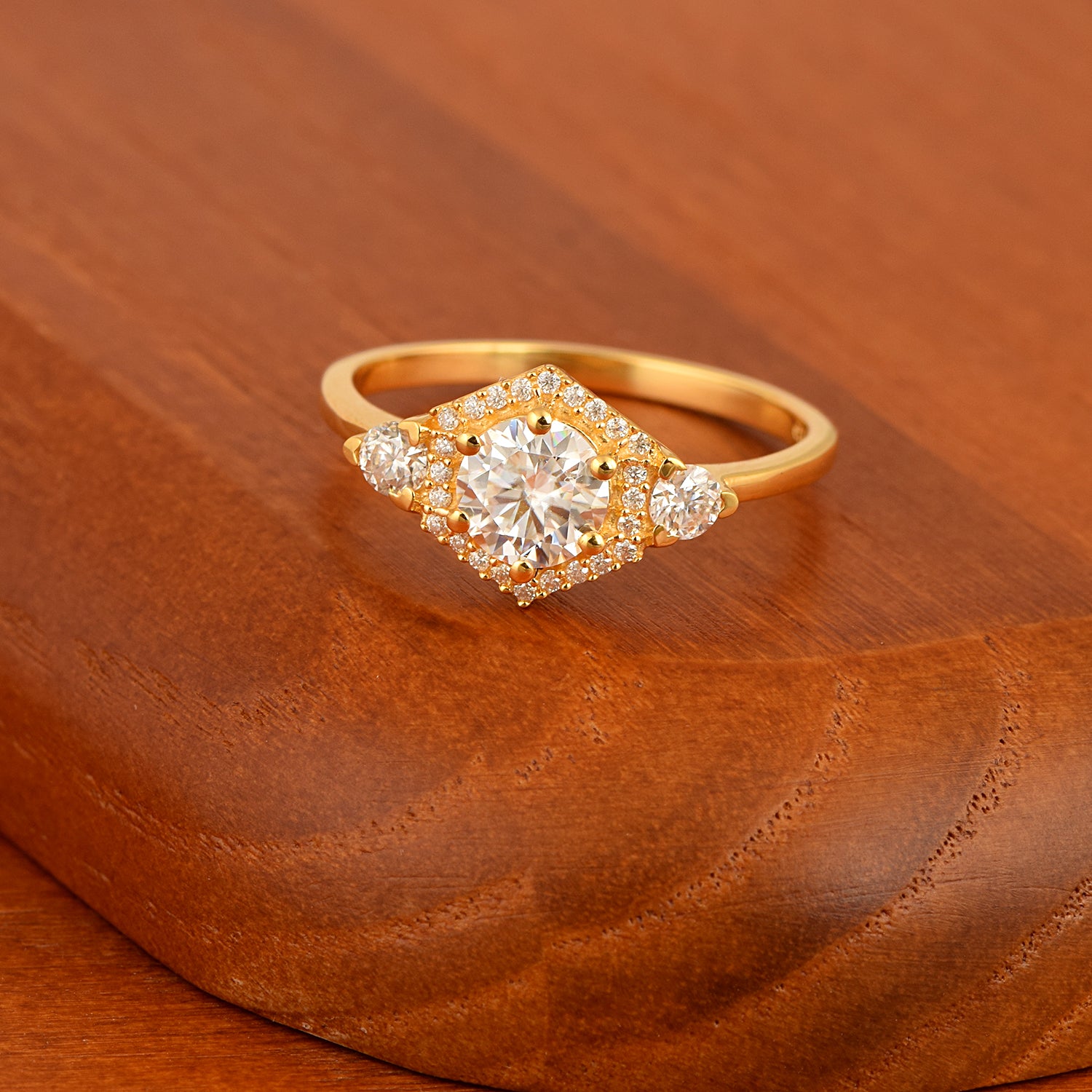 Moissanite Ring