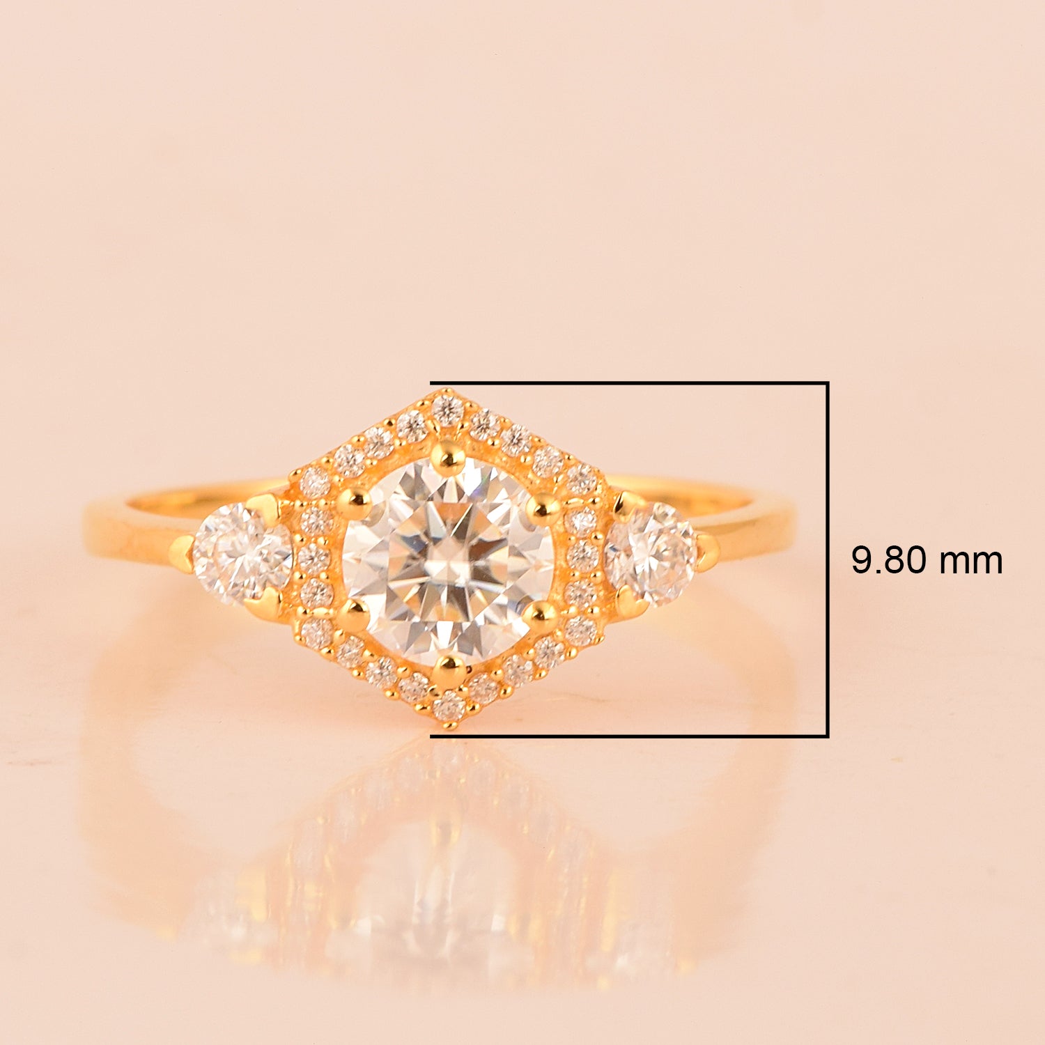 Moissanite Ring