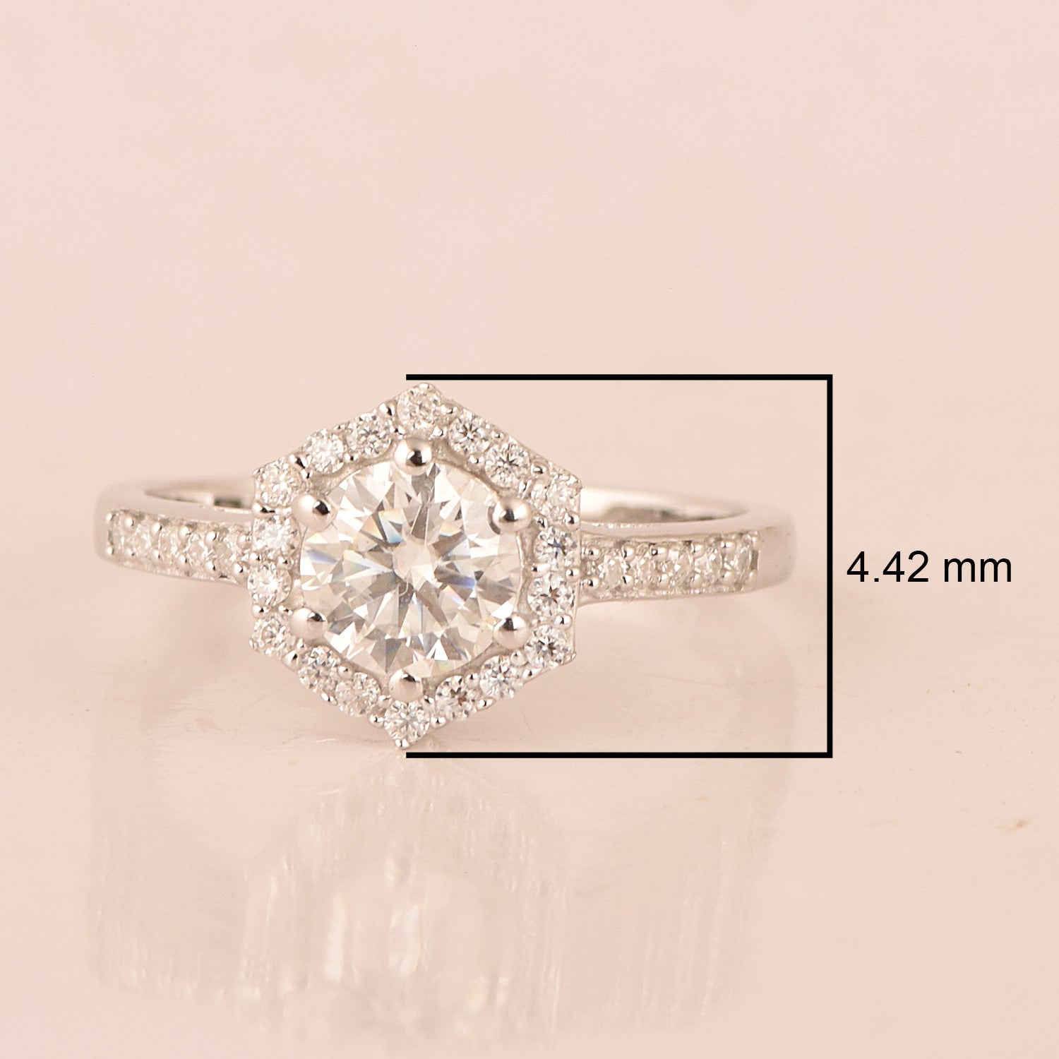 Moissanite Ring