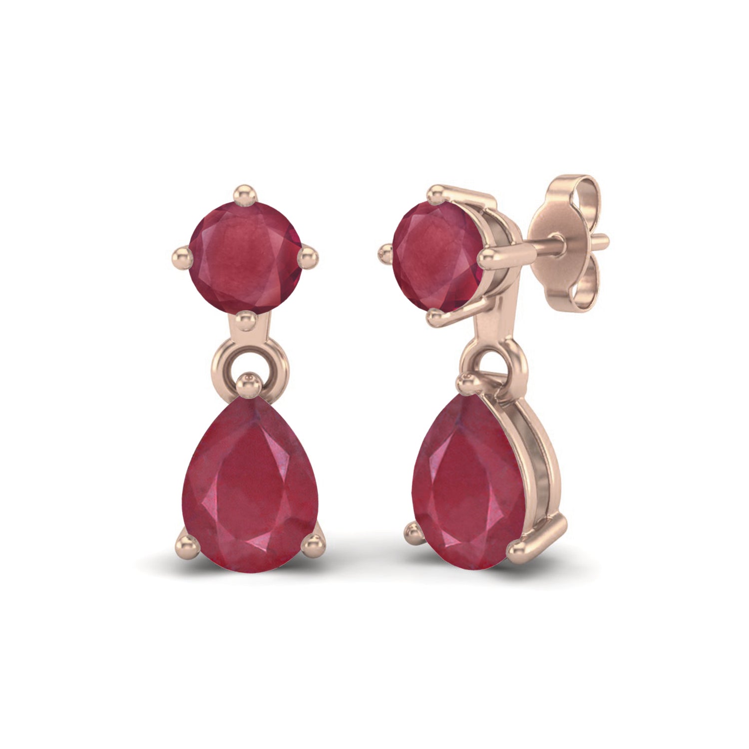 Orecchini pendenti Infinity con zaffiro blu - Argento Sterling