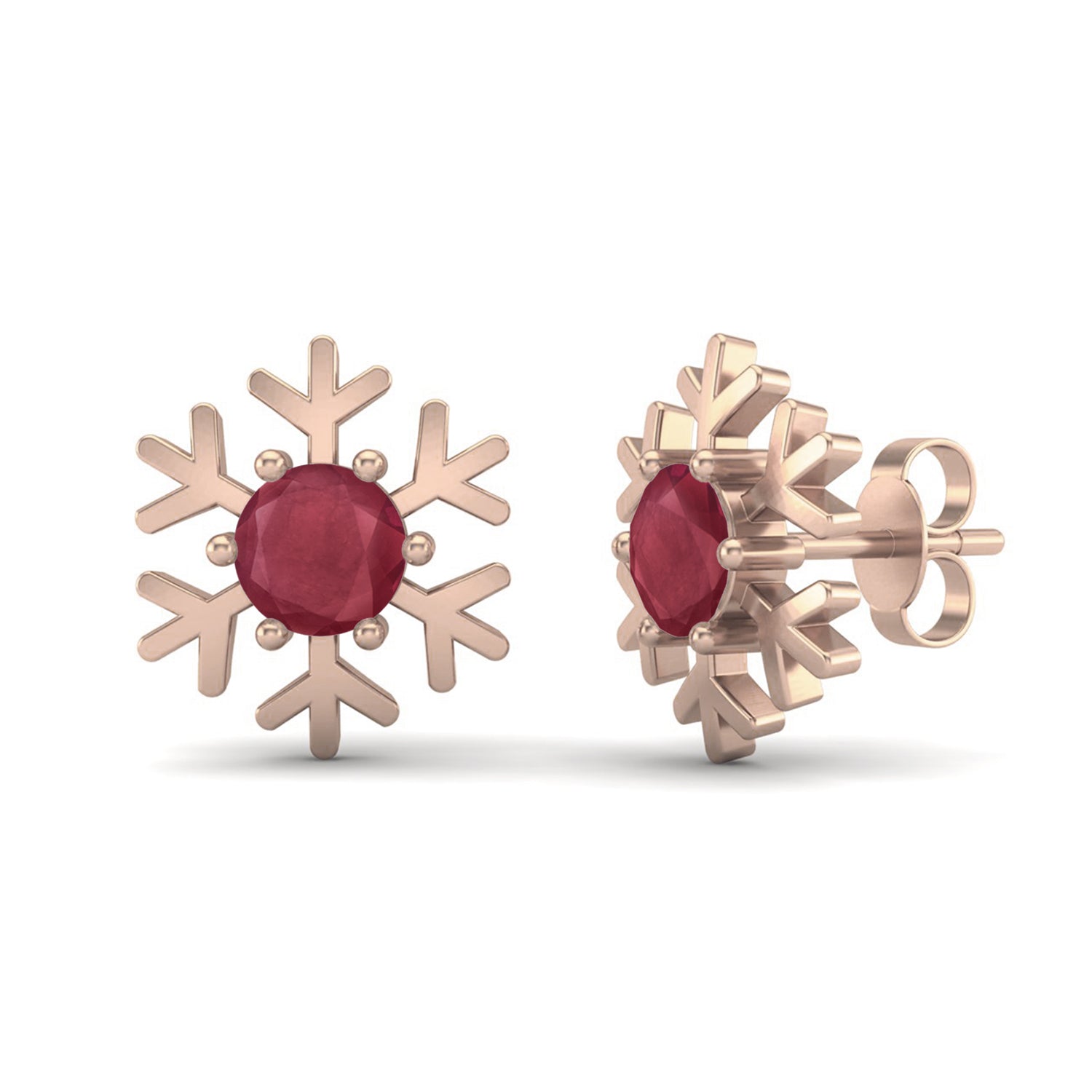 Orecchini a cerchio Full Eternity Moissanite con chiusura di design – Oro giallo 14k
