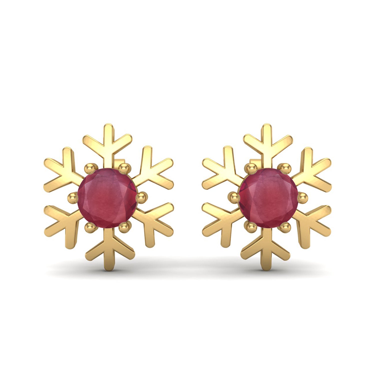 Orecchini a cerchio Full Eternity Moissanite con chiusura di design – Oro giallo 14k