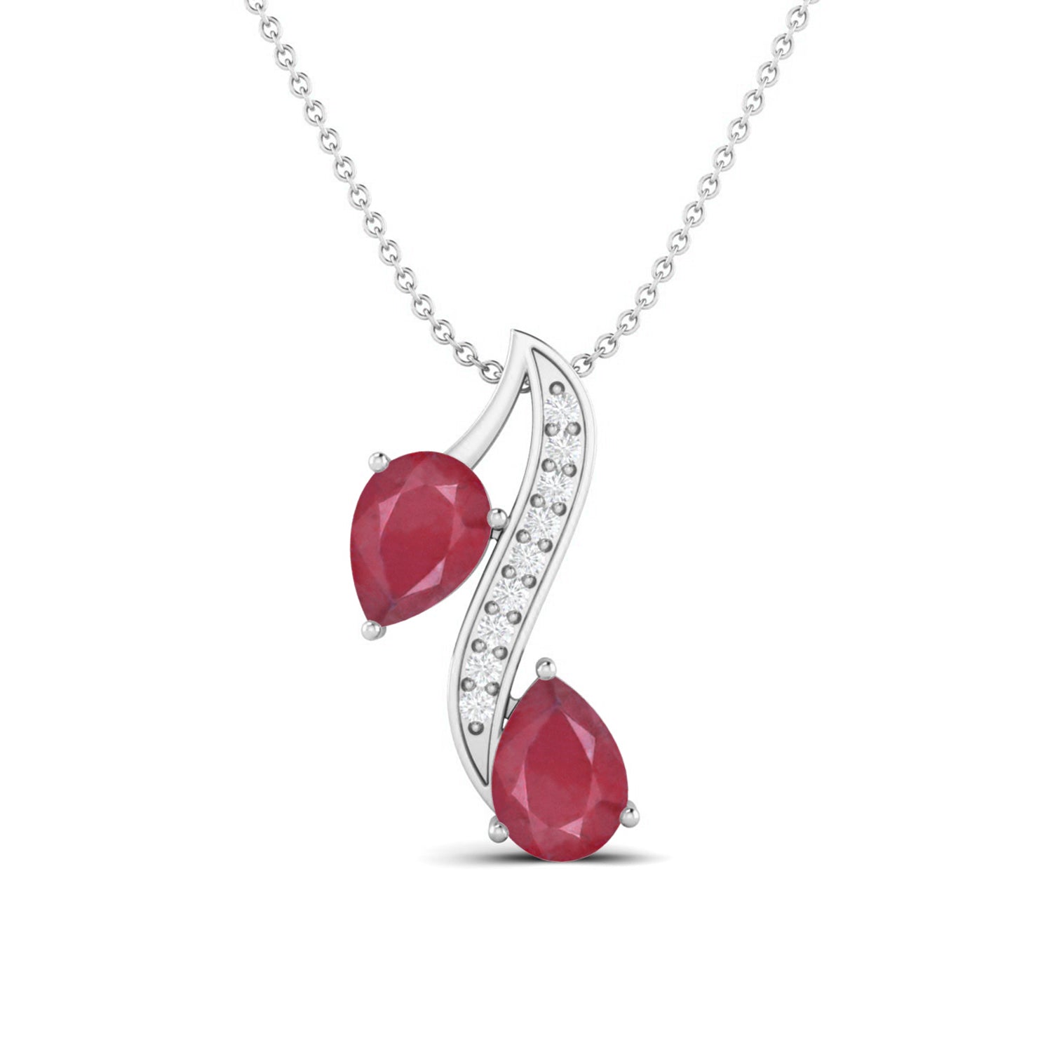 Collana con ciondolo a forma di testa di cervo realistica in oro giallo 9k con pietra preziosa di zaffiro blu da 0,75 ct e ciondolo a forma di animale.