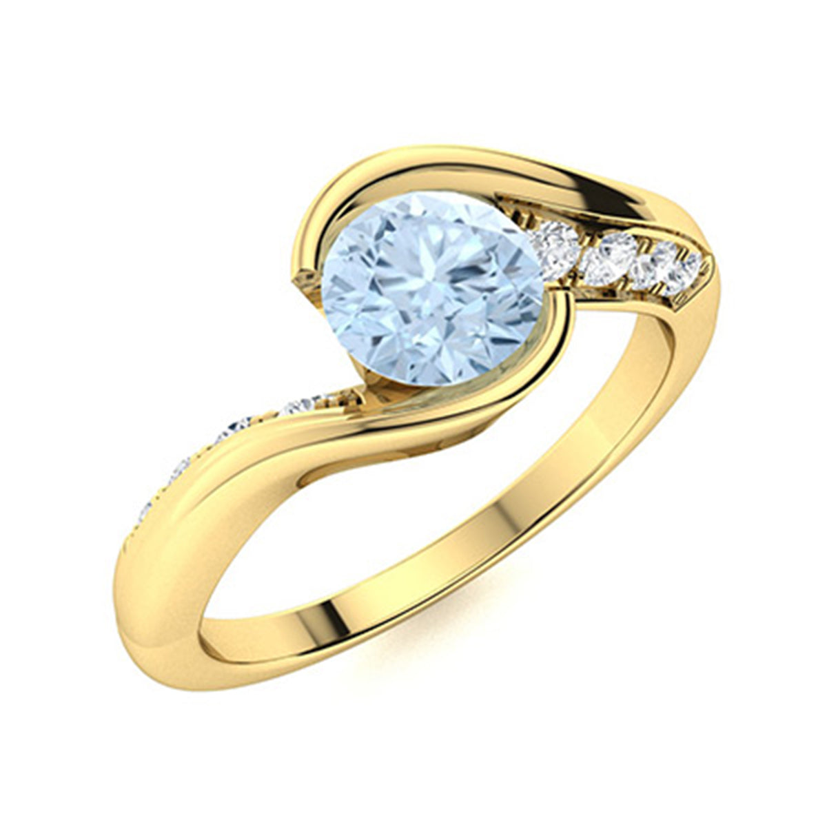 Aquamarine Ring