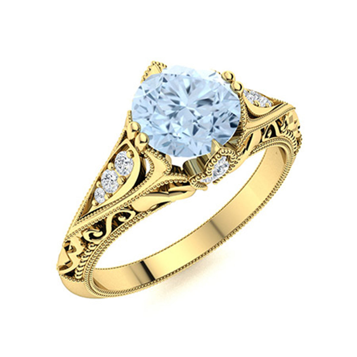 Aquamarine Ring