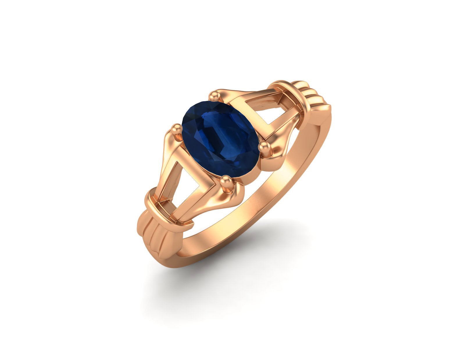 Anello nuziale in argento sterling 925 con zaffiro blu e anello di promessa nuziale con zaffiro blu antico