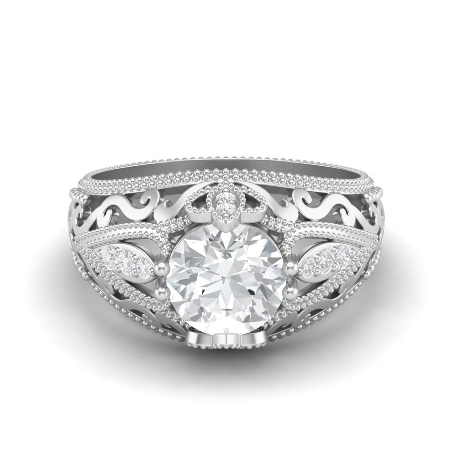 Moissanite Ring