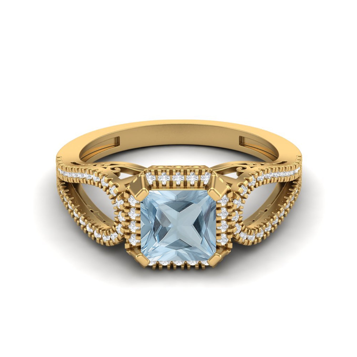 Aquamarine Ring