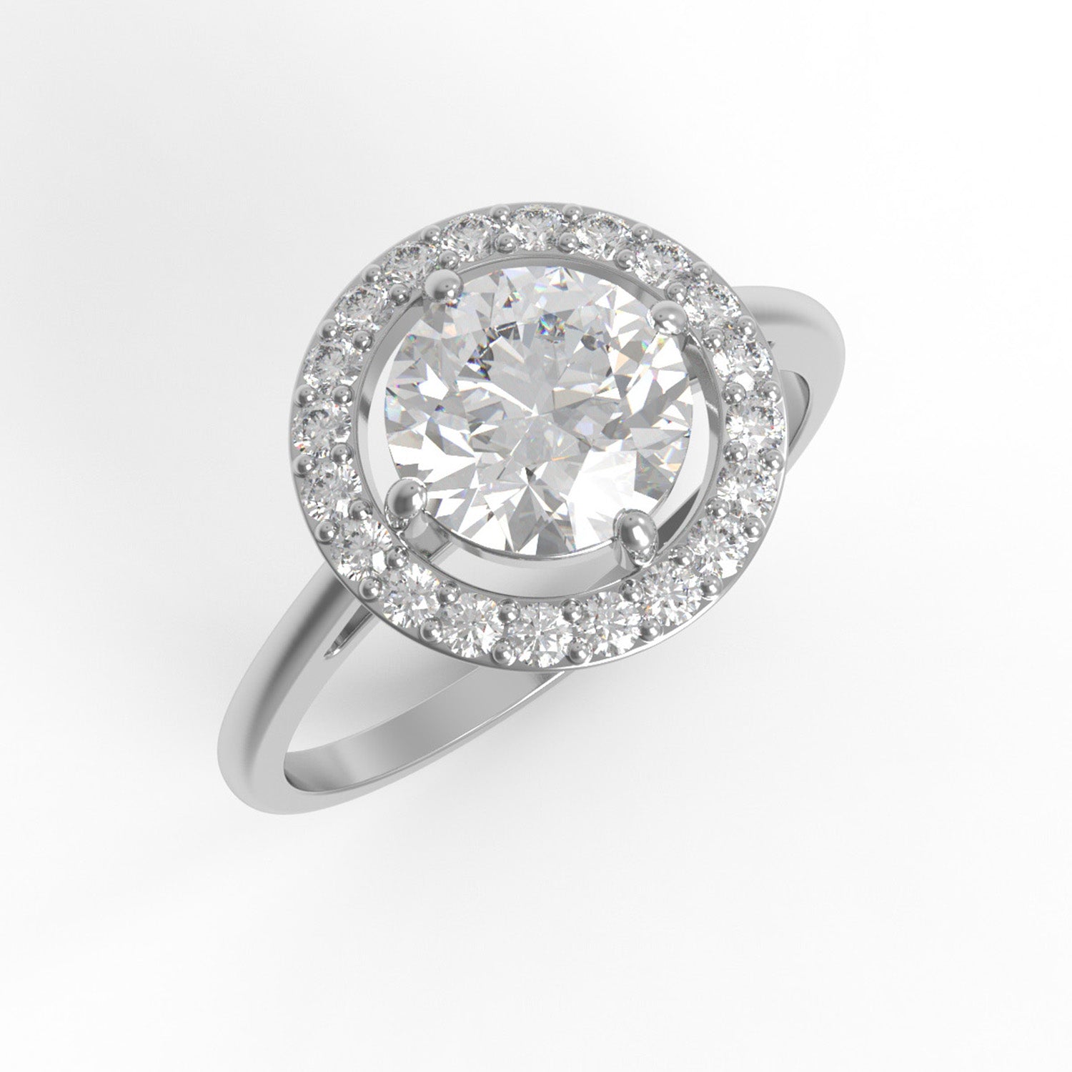 Moissanite Ring