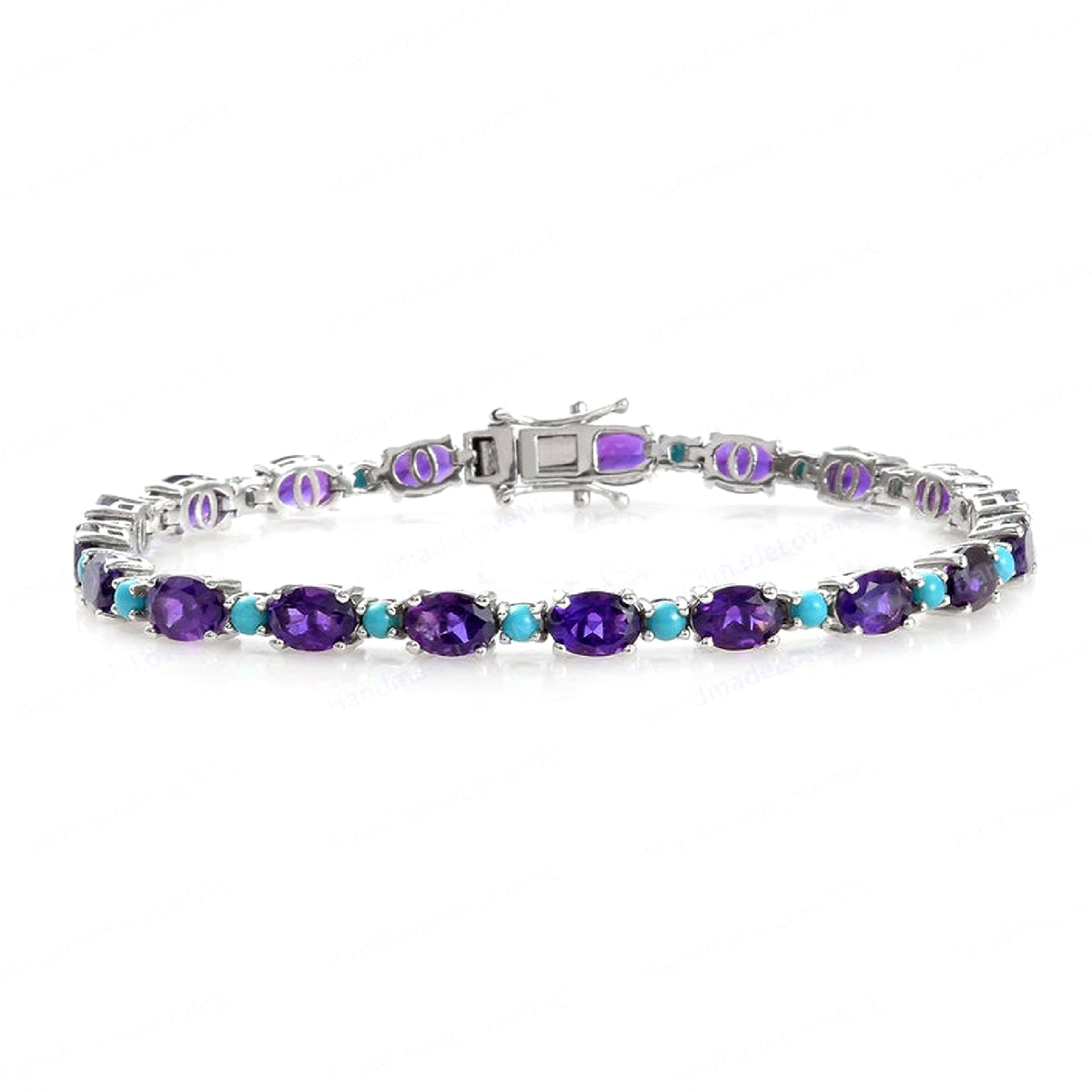 Amethyst, Turquoise Bracelets
