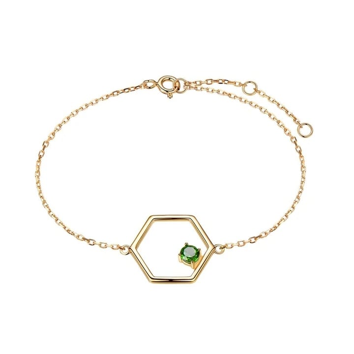 Green Cz Bracelets