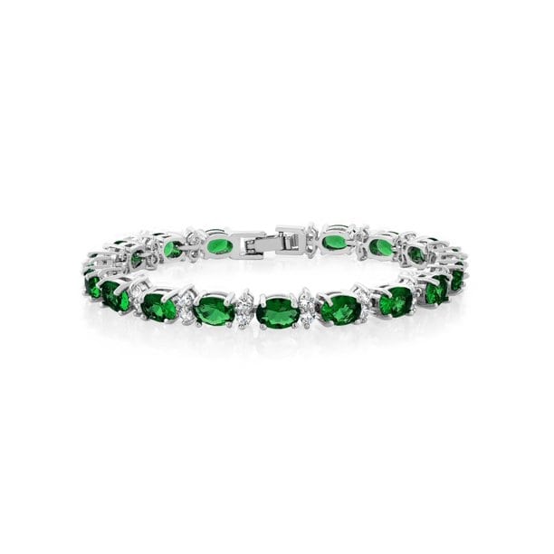 Green Cz Bracelets