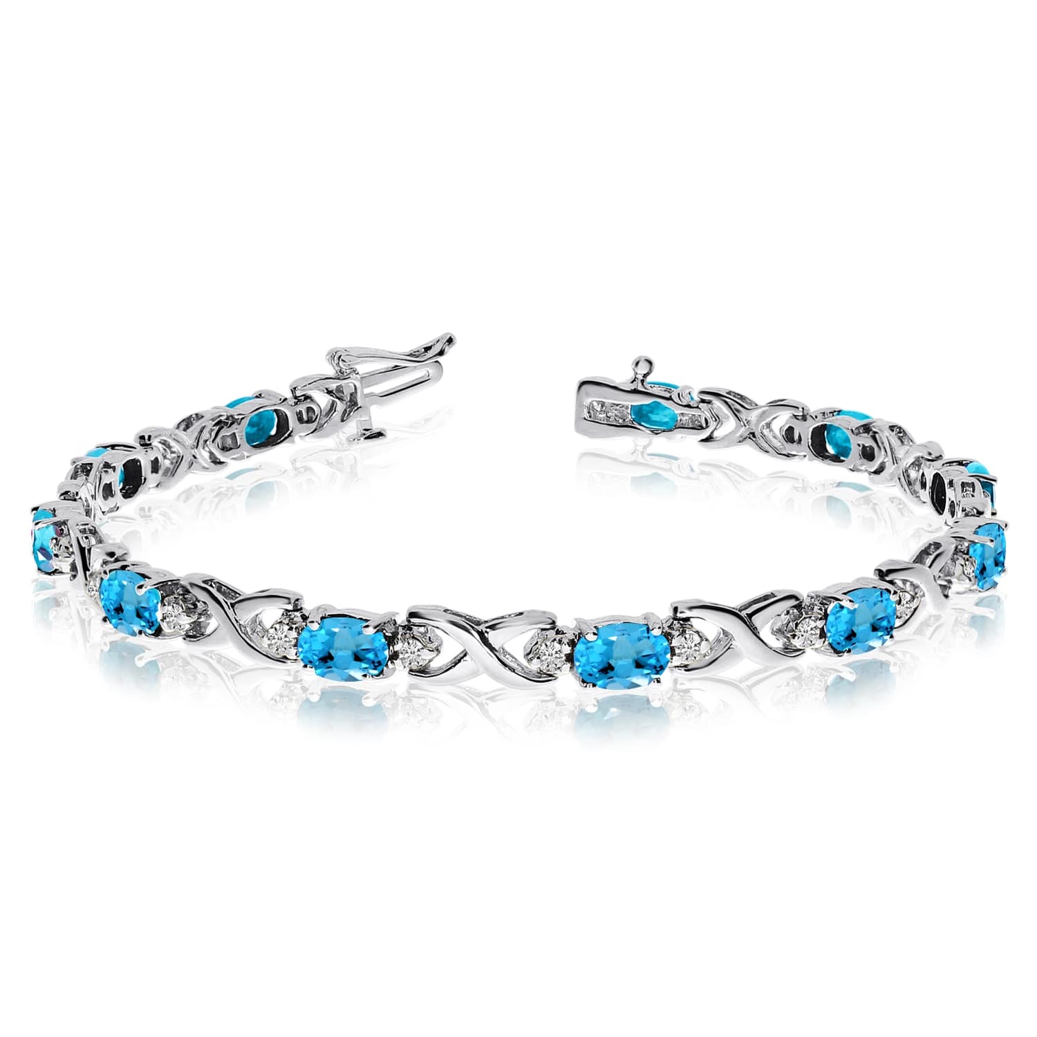 Swiss Blue Topaz Bracelets