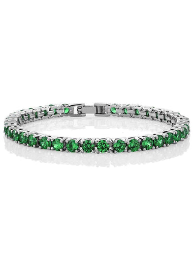 Green Cz Bracelets