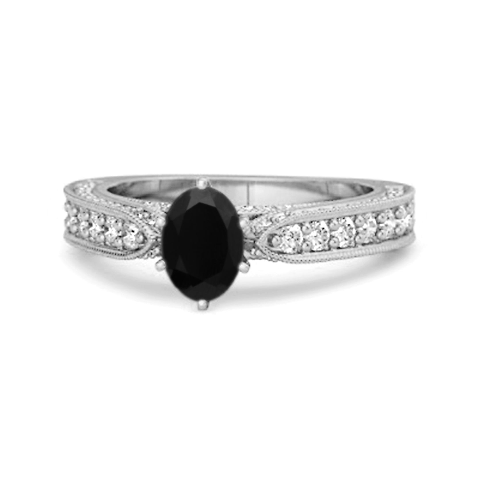Black Spinel ring