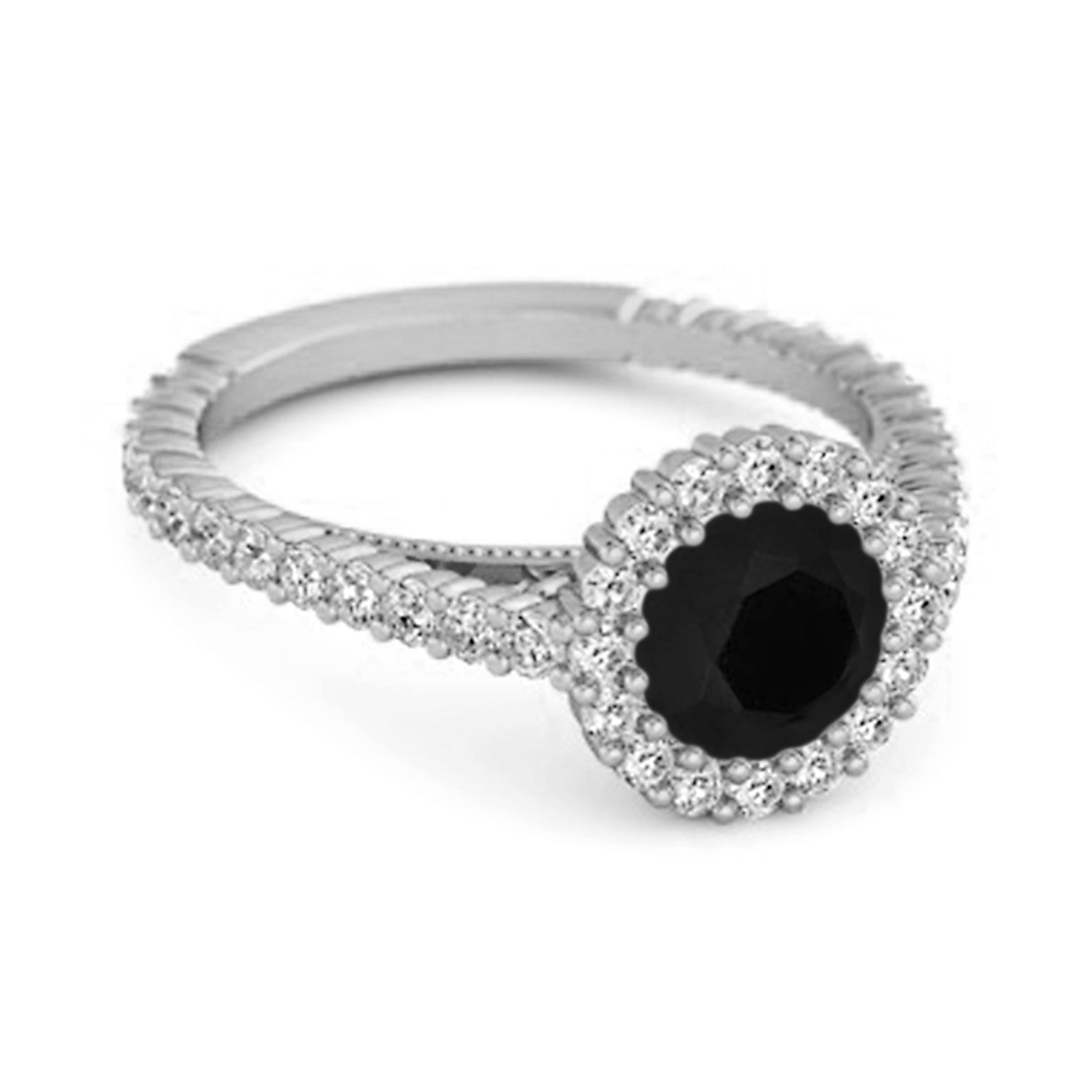 Black Spinel ring