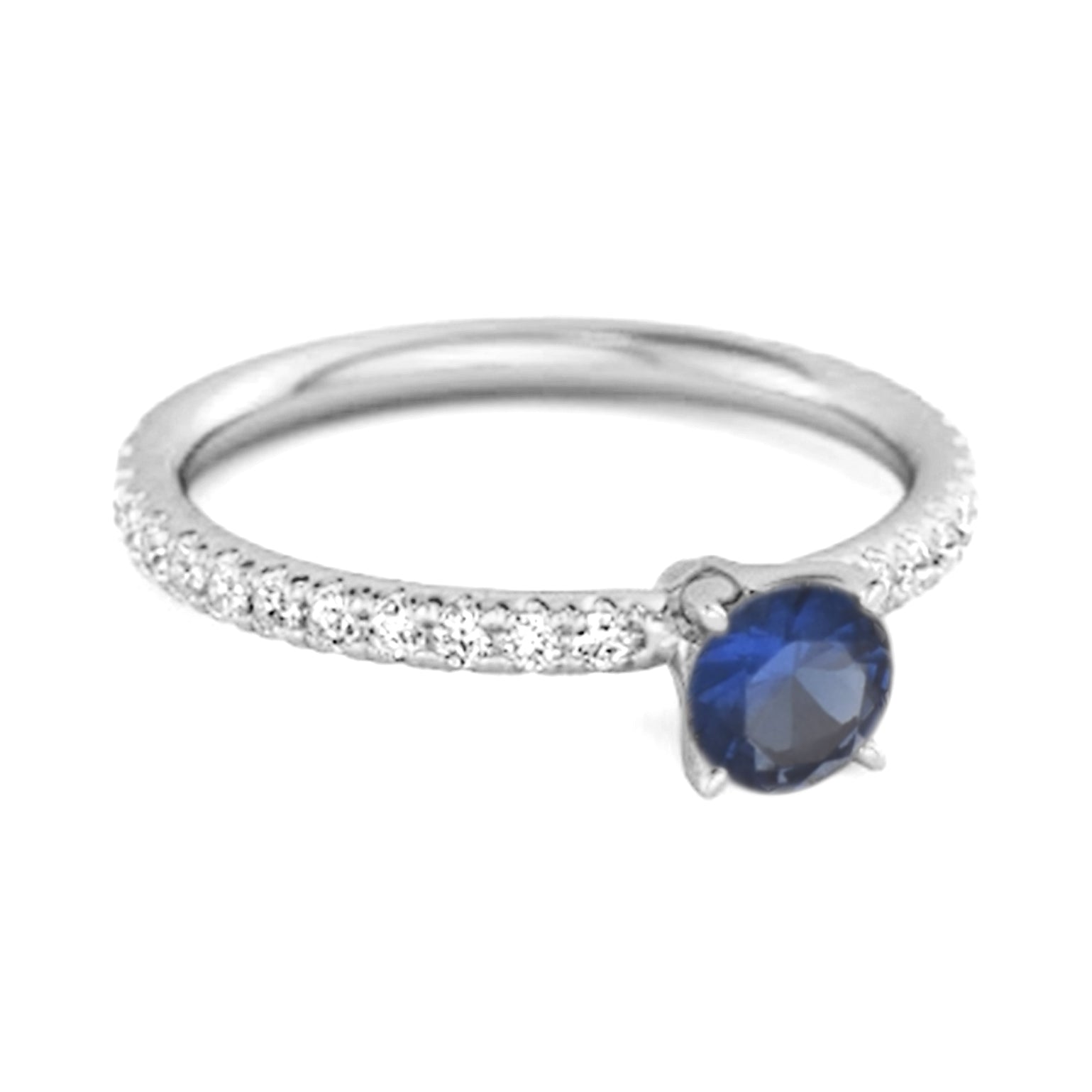 blue sapphire ring