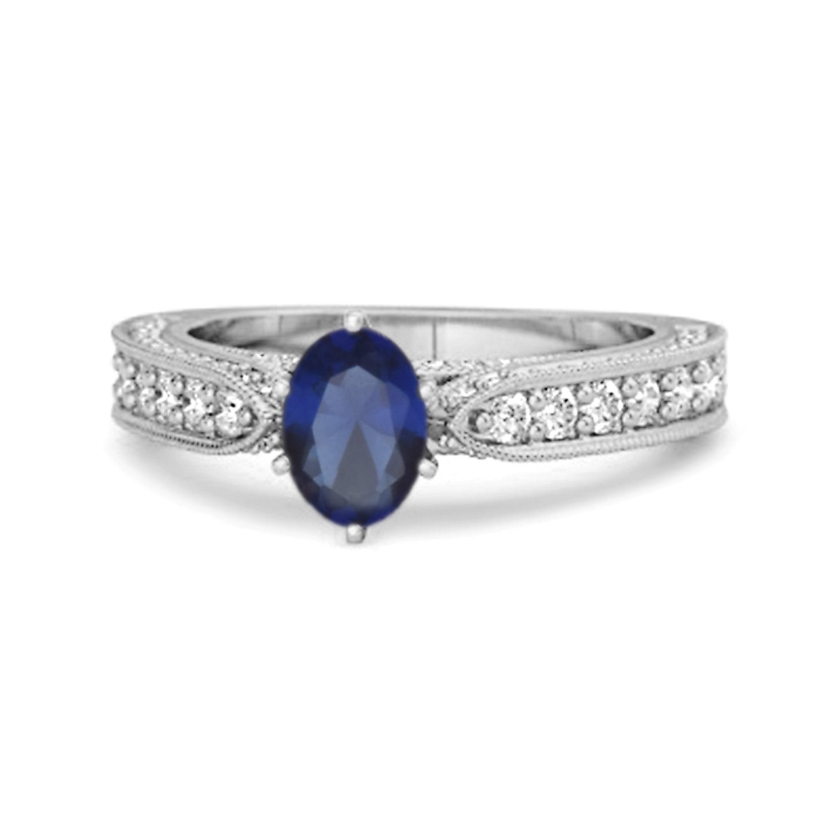 blue sapphire ring