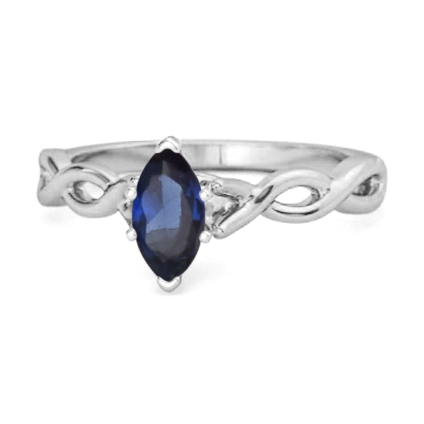 blue sapphire ring