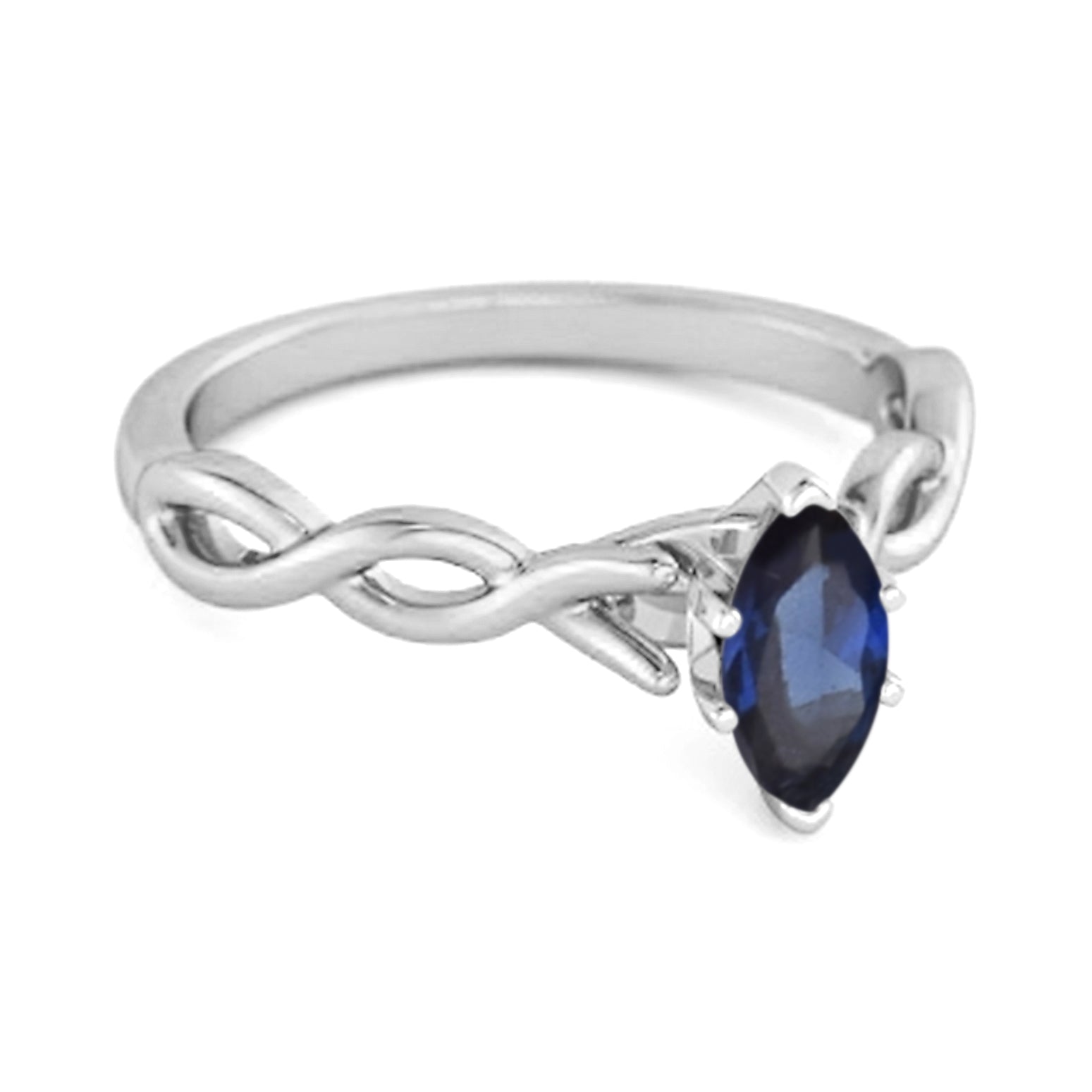 blue sapphire ring