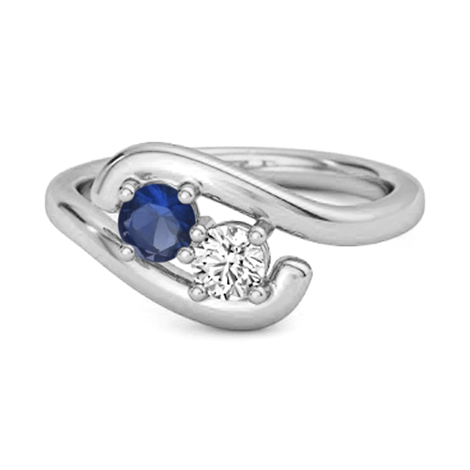 blue sapphire ring