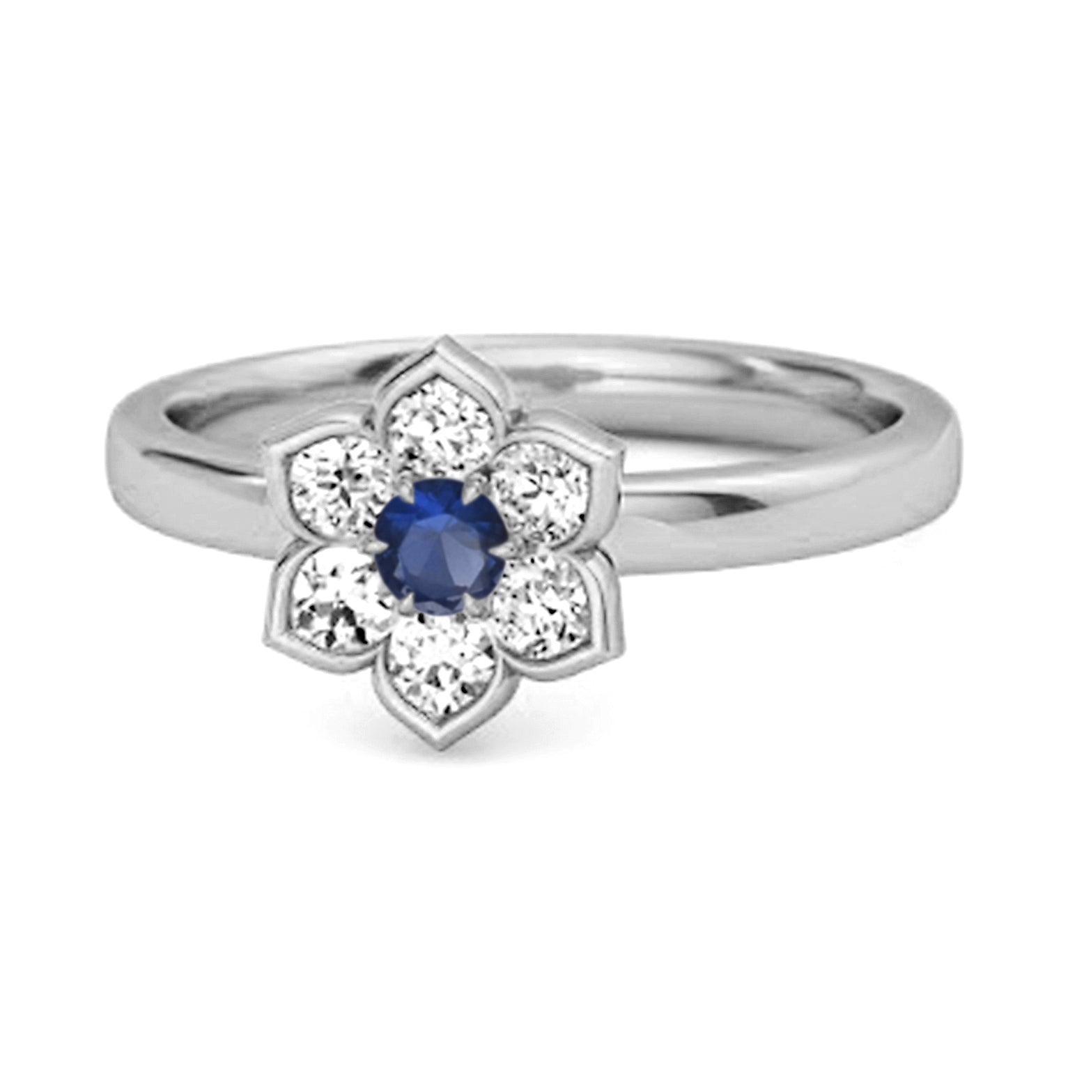 blue sapphire ring