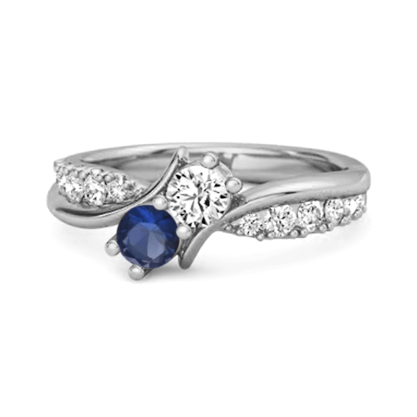blue sapphire ring