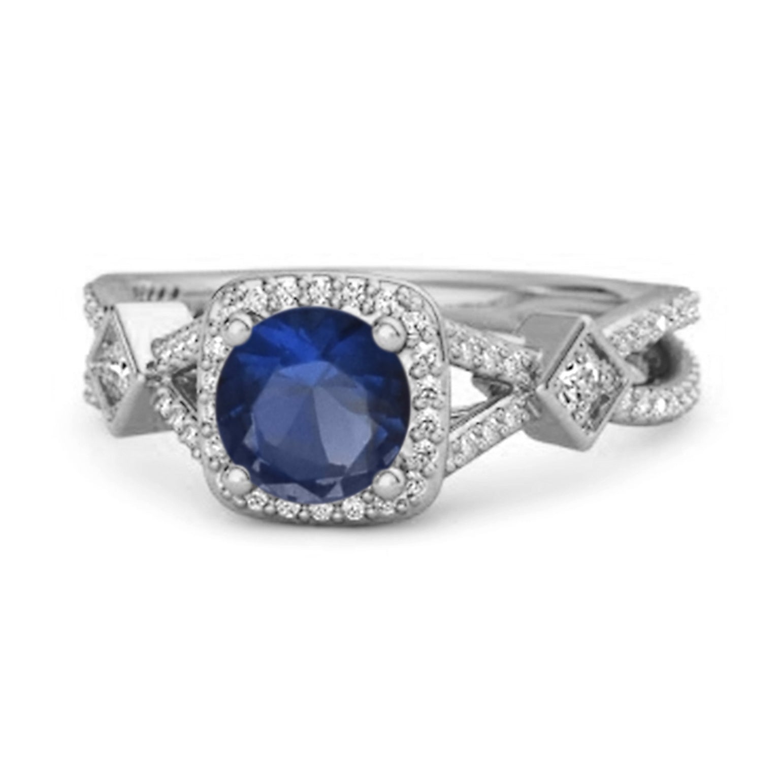 blue sapphire ring