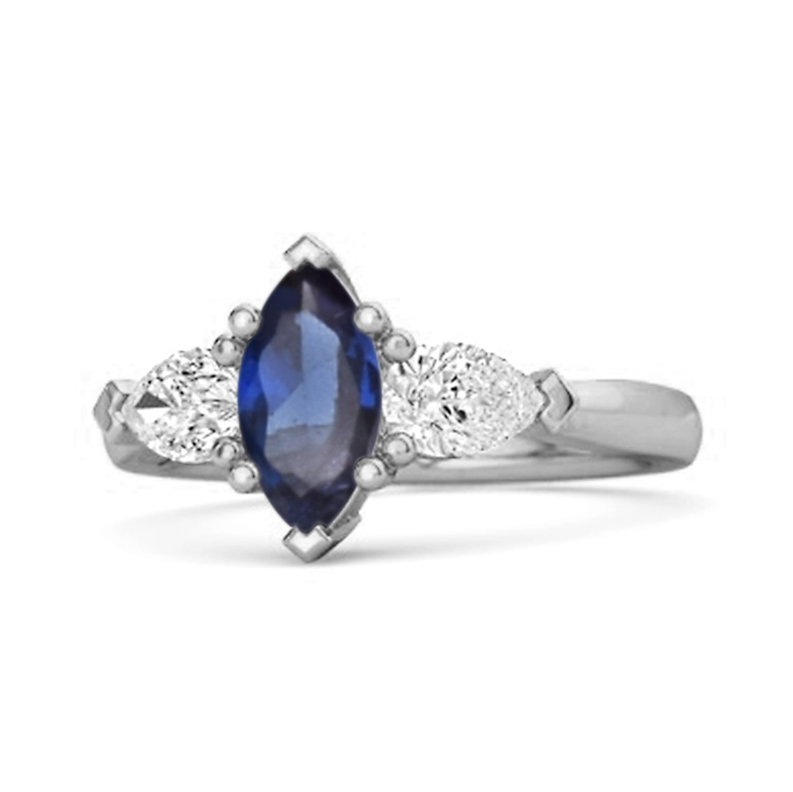 blue sapphire ring