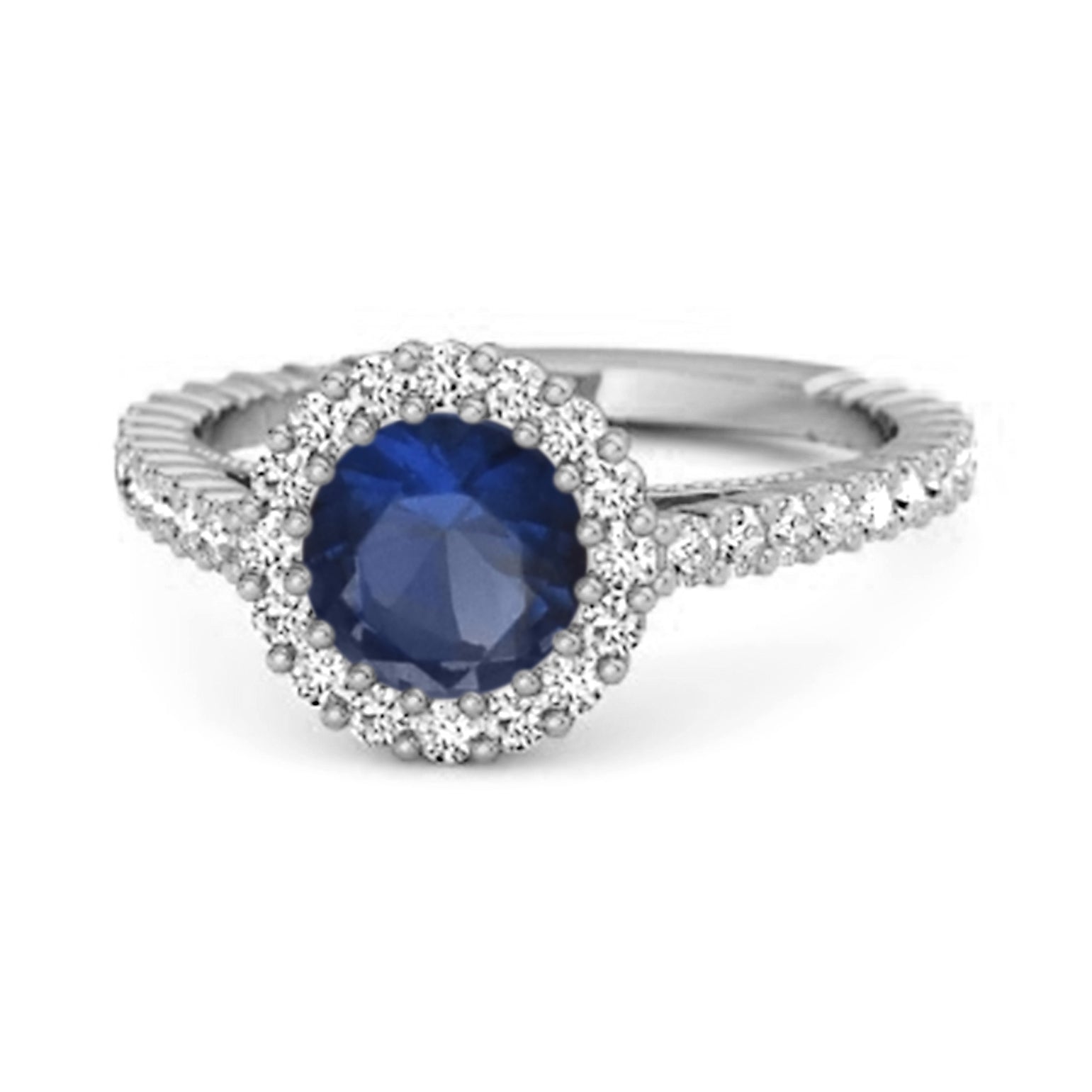 blue sapphire ring