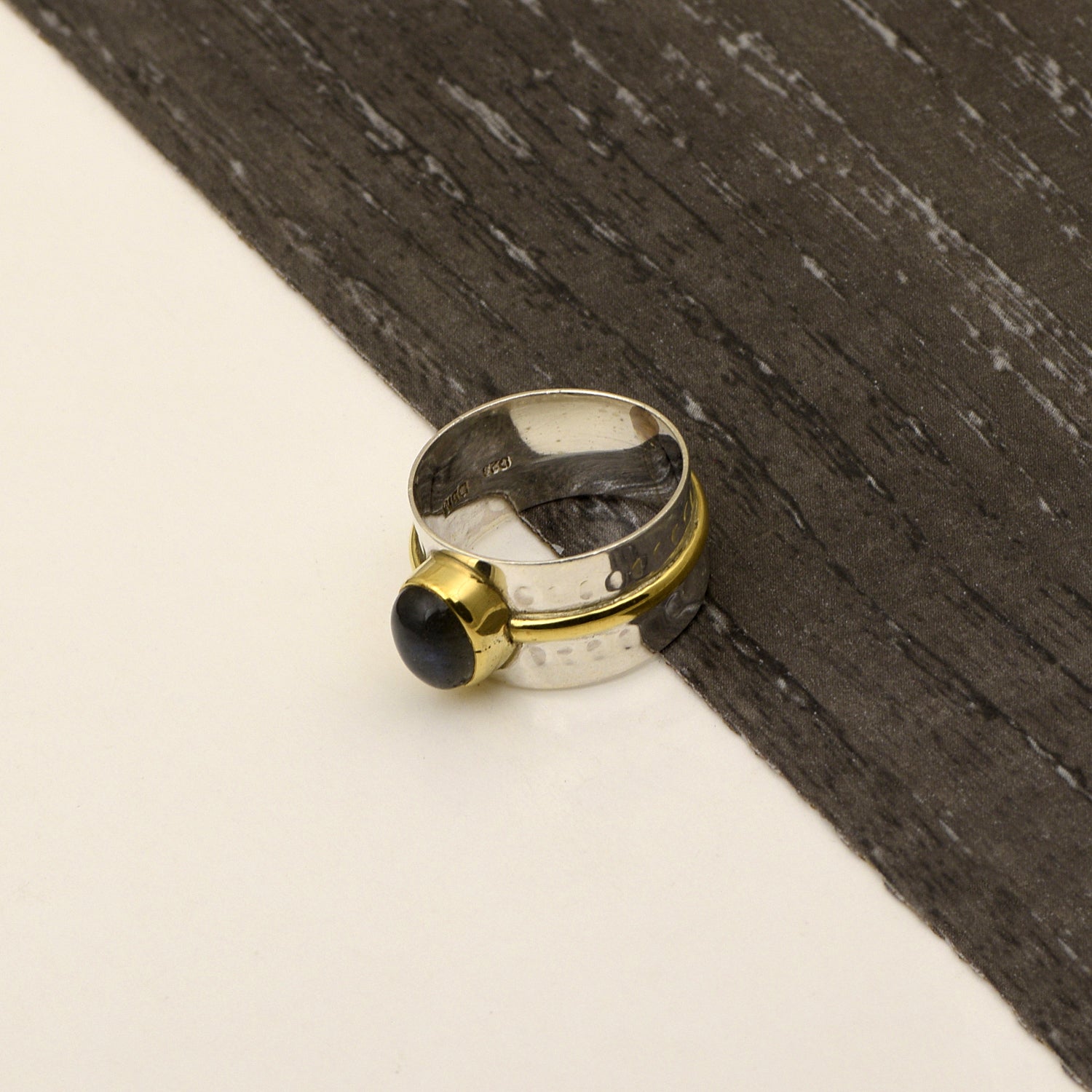 Labradorite Spinner Ring - Sterling Silver