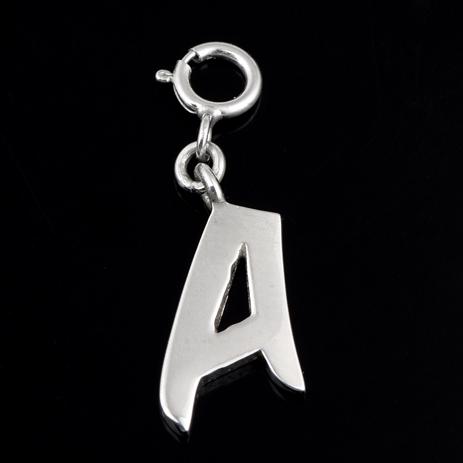 Personalized Letter Pendant - Sterling Silver