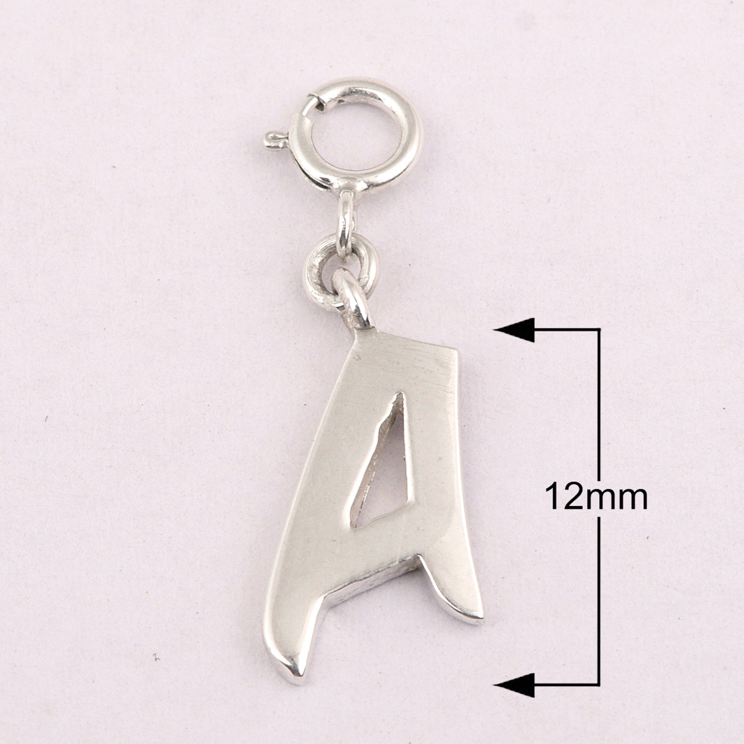 Ciondolo con lettera personalizzata - Argento Sterling
