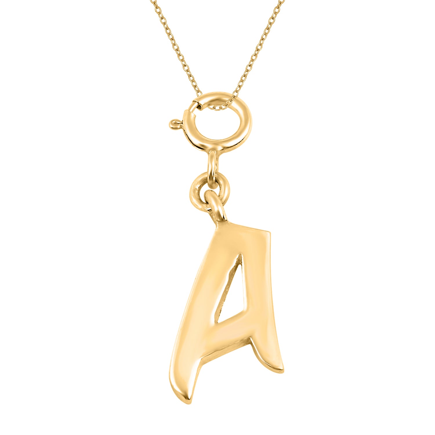 Personalized Letter Pendant - Gold Vermeil