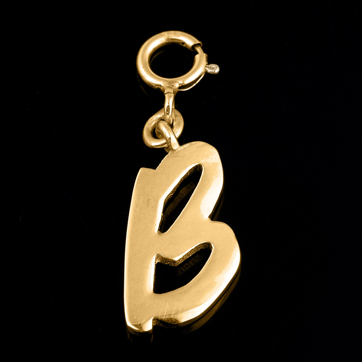 Ciondolo con lettera personalizzata - Vermeil oro