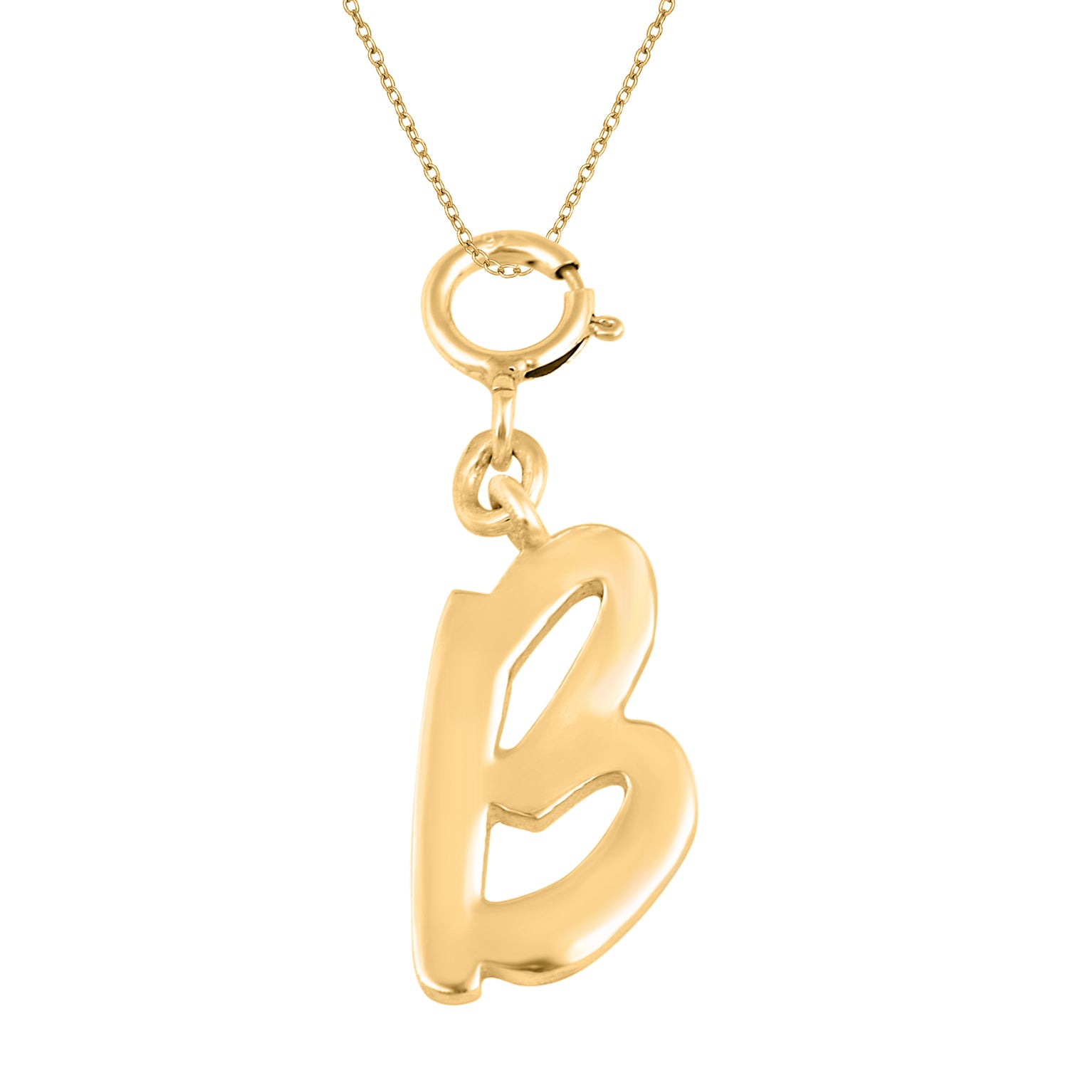 Ciondolo con lettera personalizzata - Vermeil oro