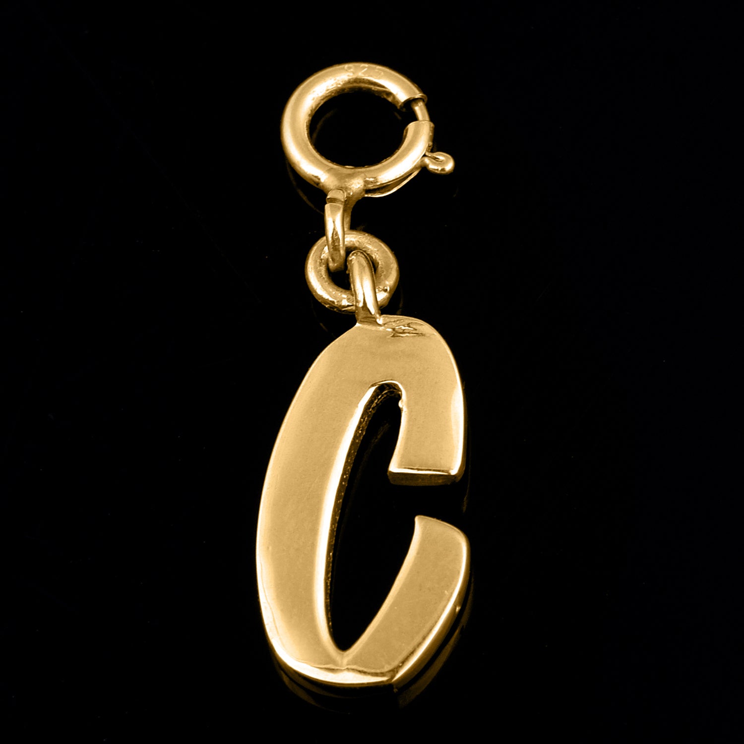 Personalized Letter Pendant - Gold Vermeil