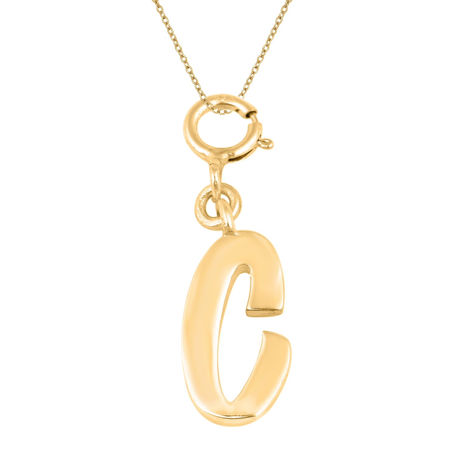Personalized Letter Pendant - Gold Vermeil